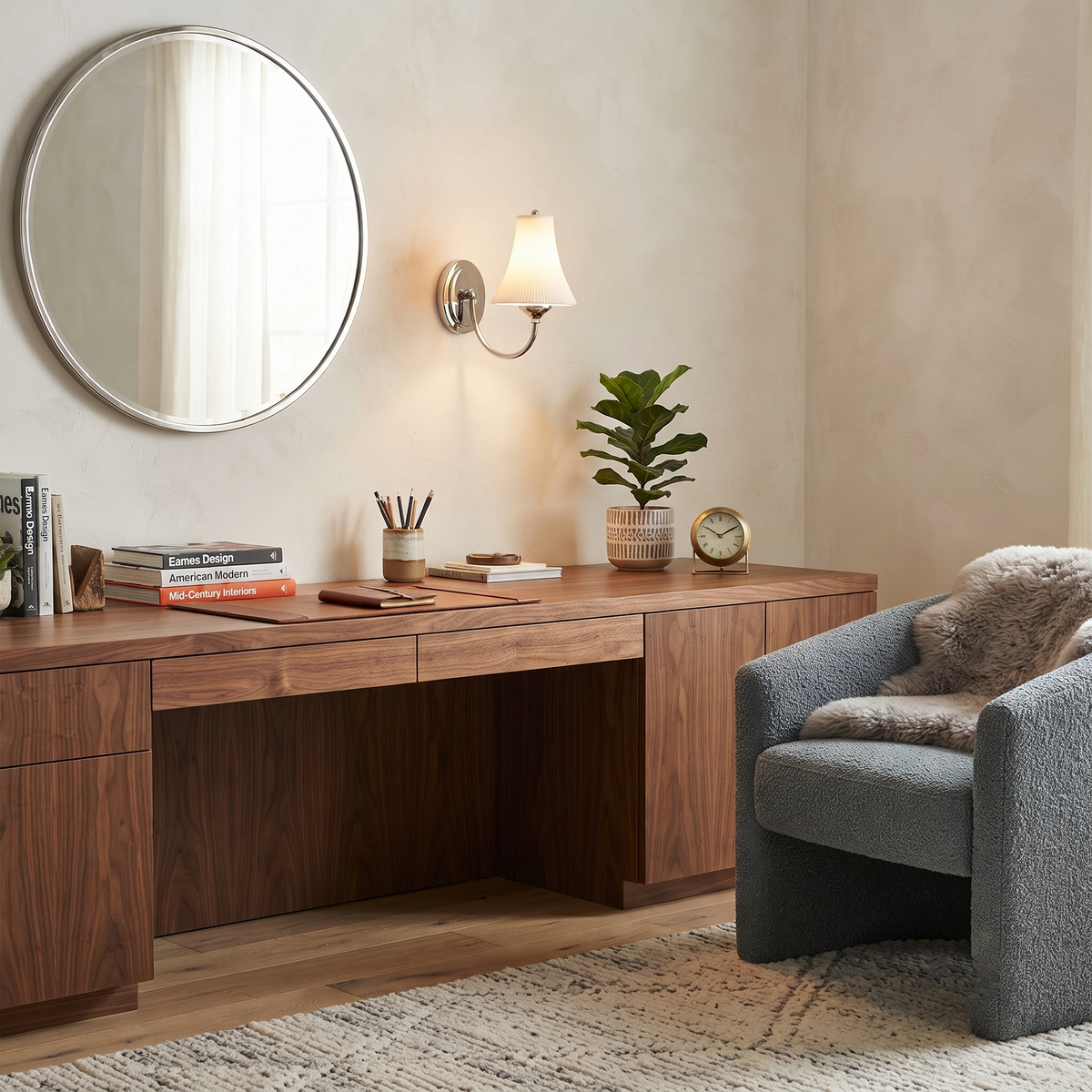 Celeste Pleated Wall Sconce for Hallway by AUVIELIGHT