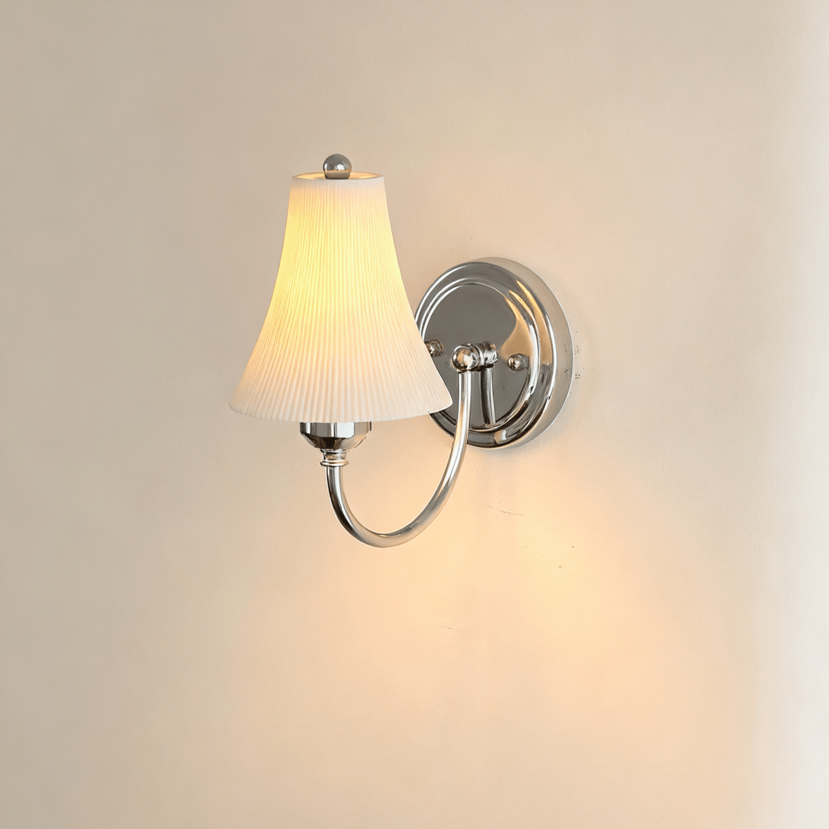 Celeste Pleated Wall Sconce for Hallway by AUVIELIGHT