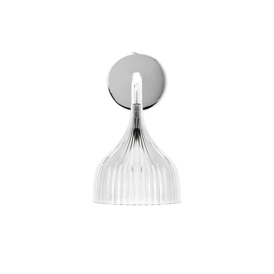 Plastic Ribbed Wall Sconce in metal for Hallway by AUVIELIGHT