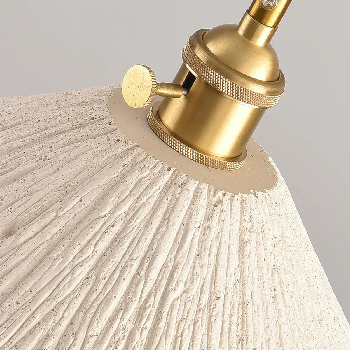 Microcement Wavy Pendant Light for Kitchen Island by AUVIELIGHT