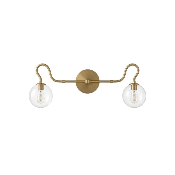 Mid-Century Globe Wall Sconce in glass for Hallway by AUVIELIGHT