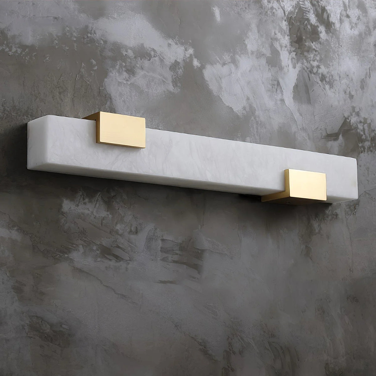 Minimalist Pillar Wall Sconce in brass for Hallway by AUVIELIGHT