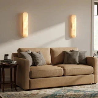 Inlaid Wall Sconce in alabaster for Hallway by AUVIELIGHT