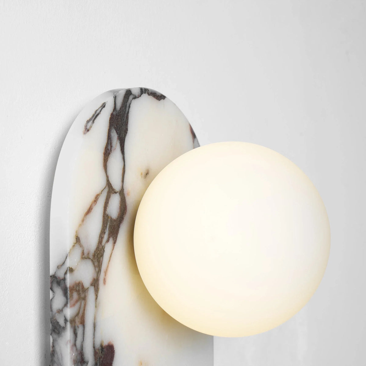 Minimalist Pillar Wall Sconce in marble for Hallway by AUVIELIGHT