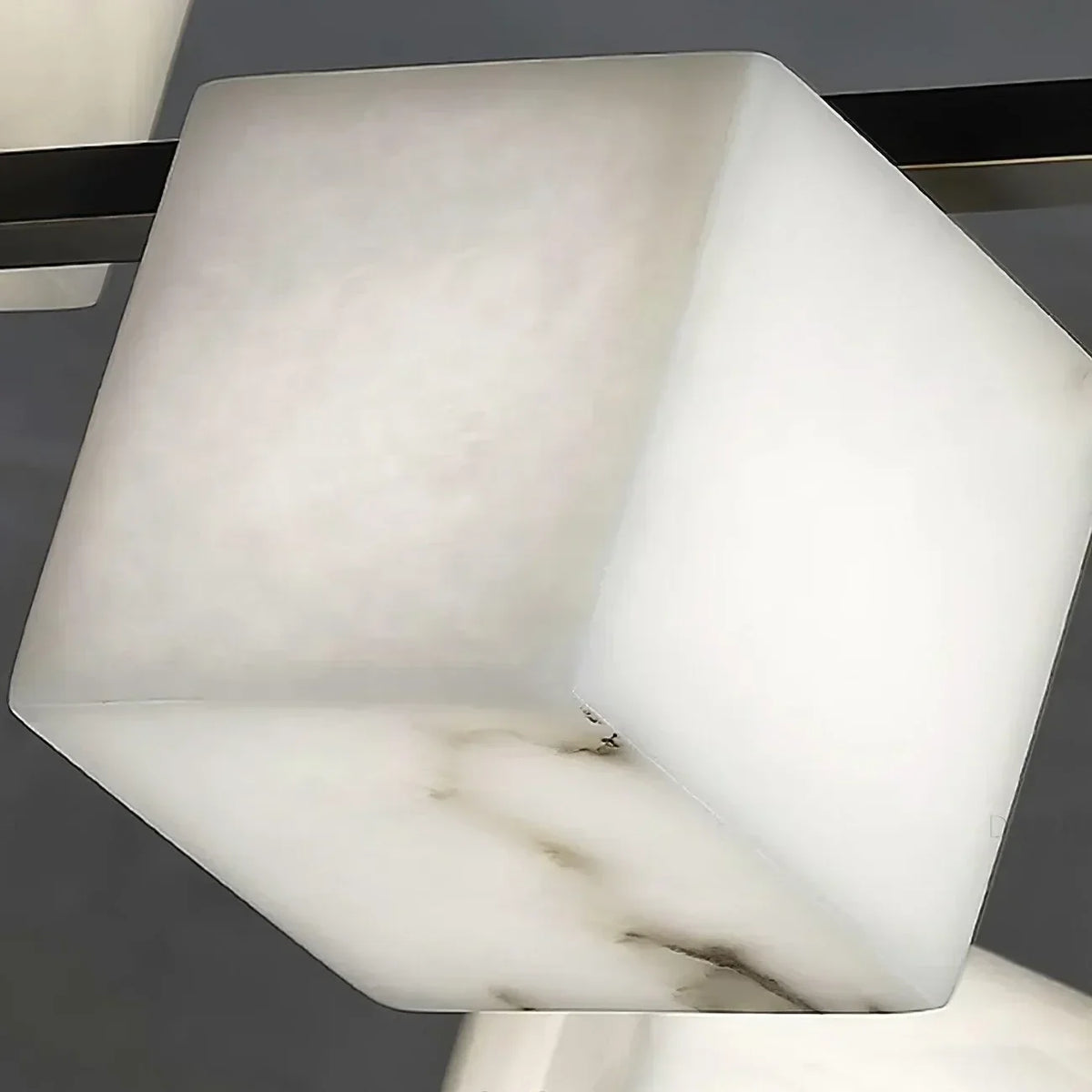 Modern Cube Branch Chandelier in alabaster for Dining Room by AUVIELIGHT