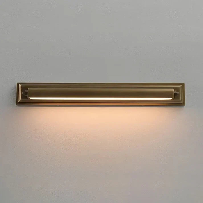 Modern Picture Light in antique brass for Living Room by AUVIELIGHT, L 80 × W 10 × H 10 cm / L 31.5″ × W 3.9″ × H 3.9″ / Antique Bronze / Warm