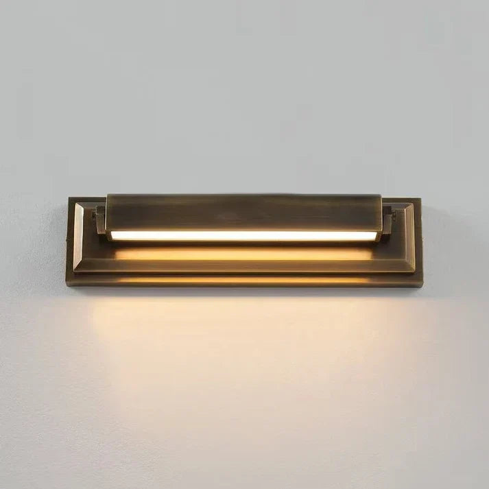 Modern Picture Light in antique brass for Living Room by AUVIELIGHT, L 40 × W 10 × H 10 cm / L 15.7″ × W 3.9″ × H 3.9″ / Antique Bronze / Warm