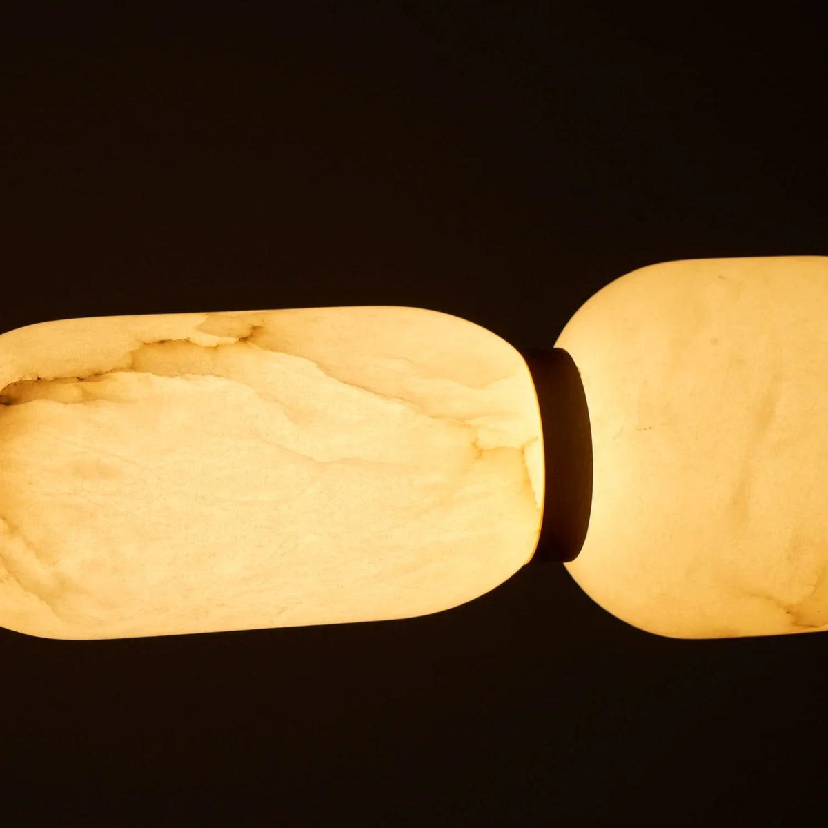 Segmented Bar Pendant Light in alabaster for Kitchen Island by AUVIELIGHT