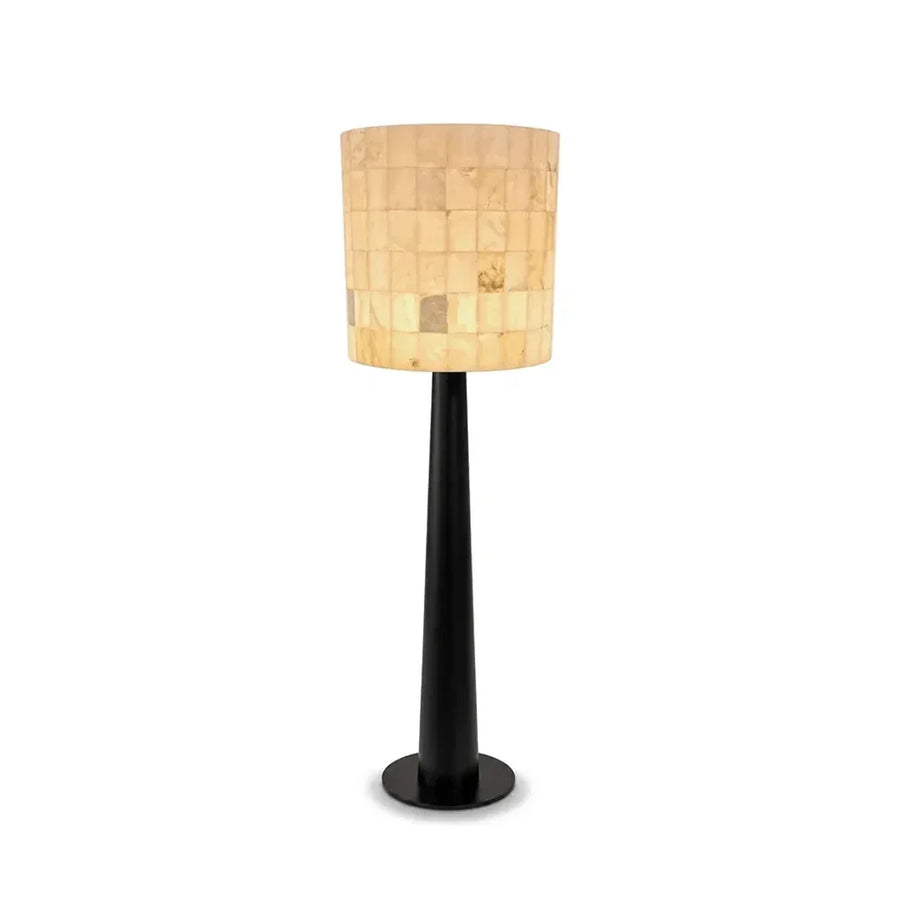 Mosaic Floor Lamp in stone for Living Room by AUVIELIGHT