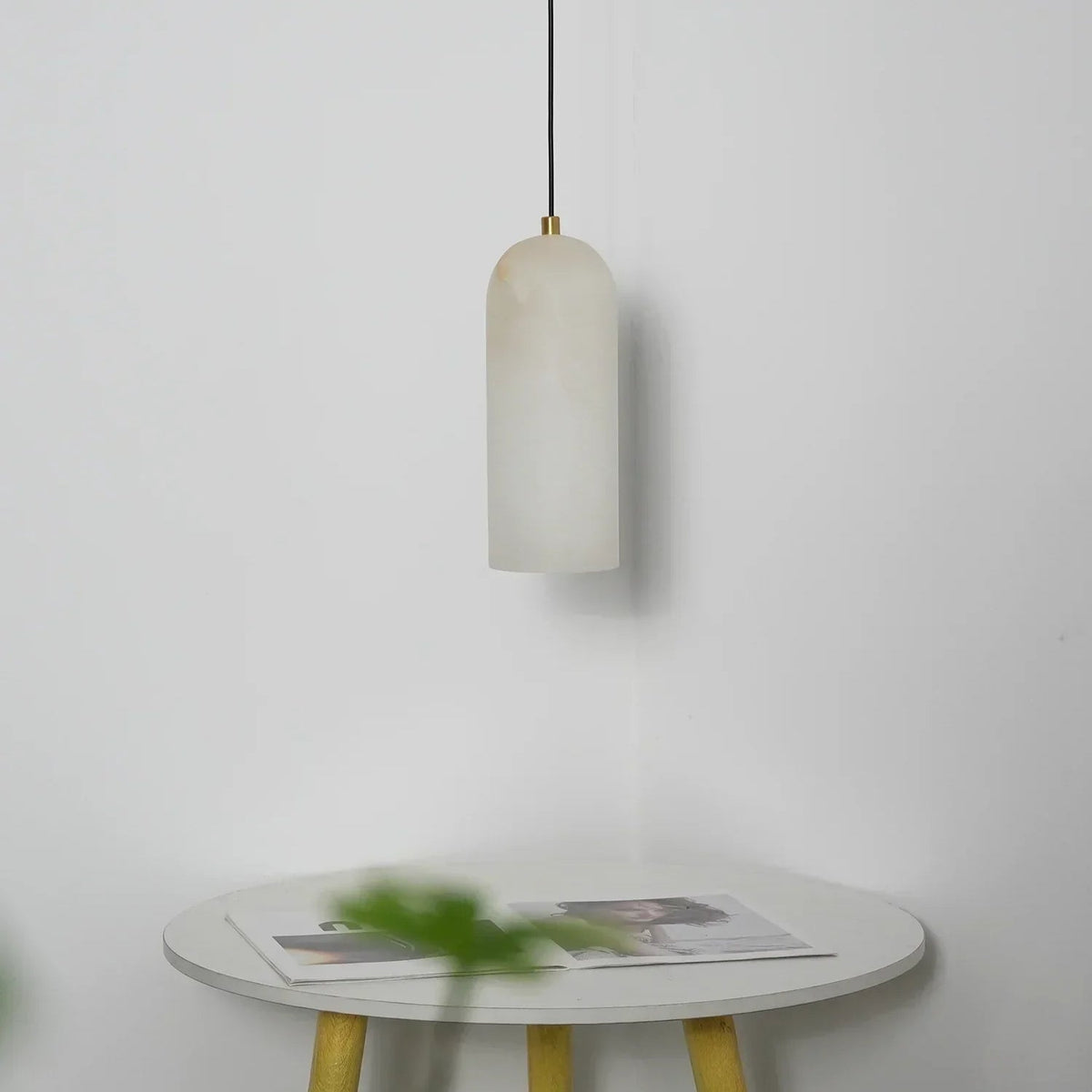 Monty Pendant Light in alabaster for Kitchen Island by AUVIELIGHT
