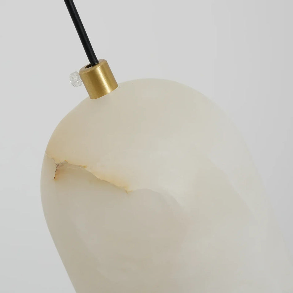 Monty Pendant Light in alabaster for Kitchen Island by AUVIELIGHT