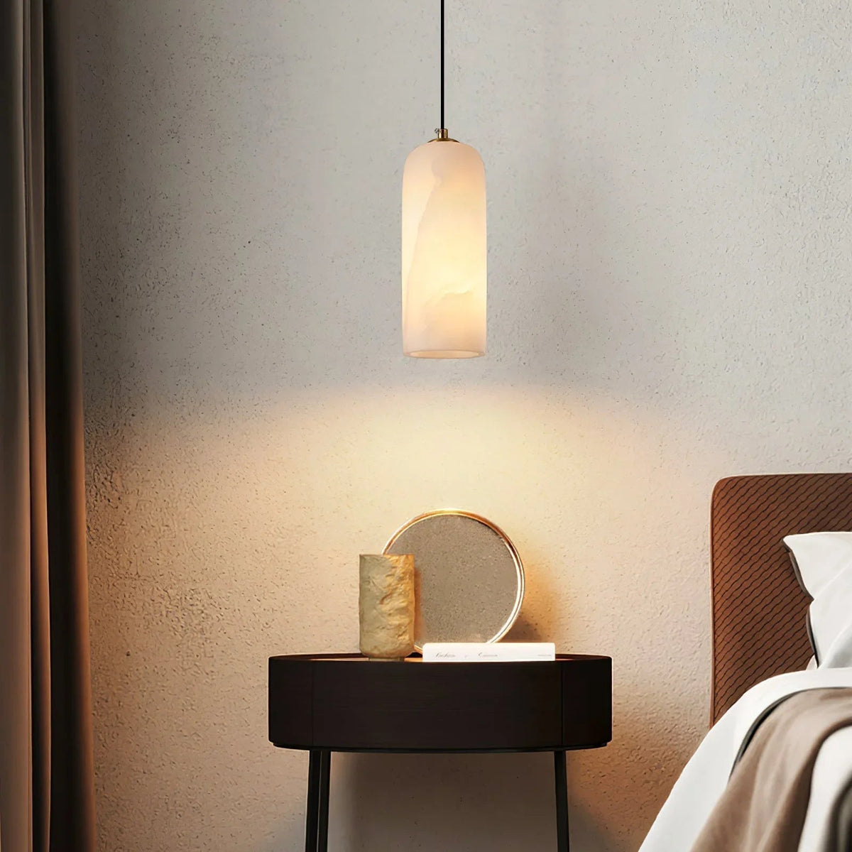 Monty Pendant Light in alabaster for Kitchen Island by AUVIELIGHT