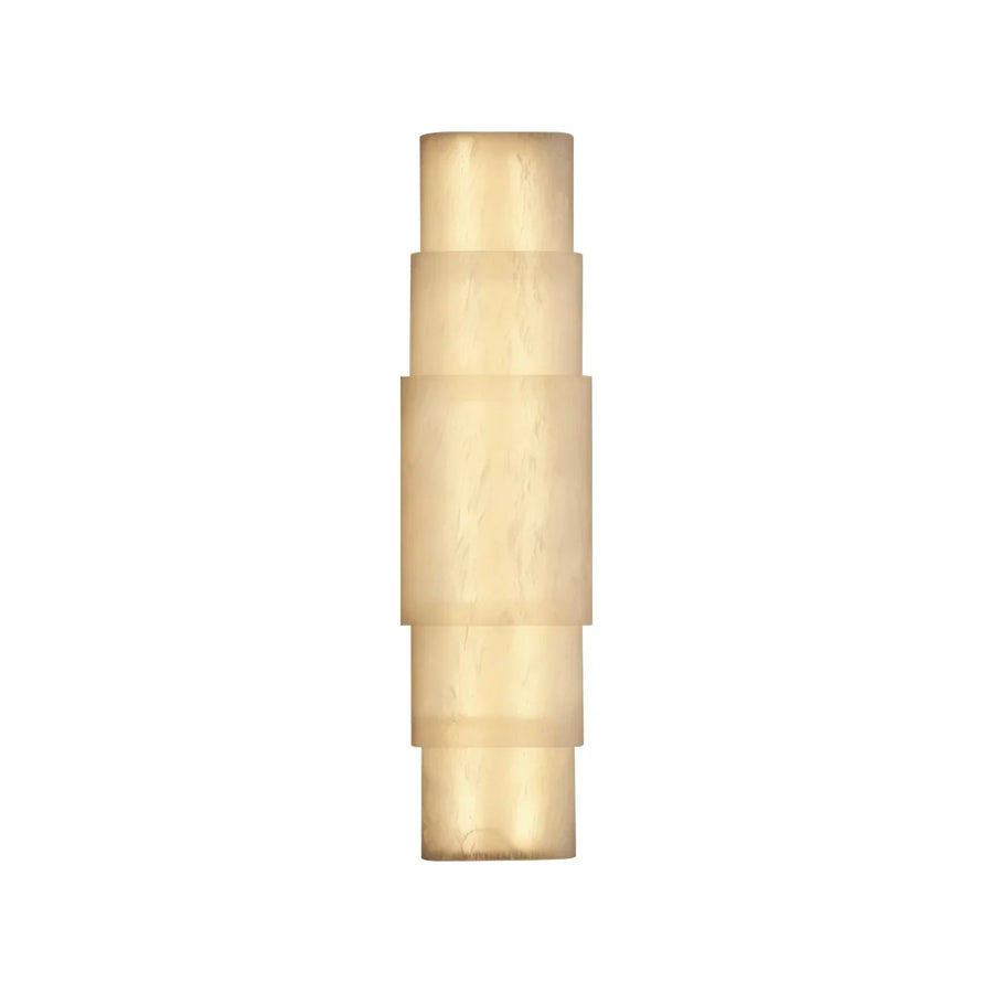 Layer Stacked Wall Light in alabaster for Hallway by AUVIELIGHT