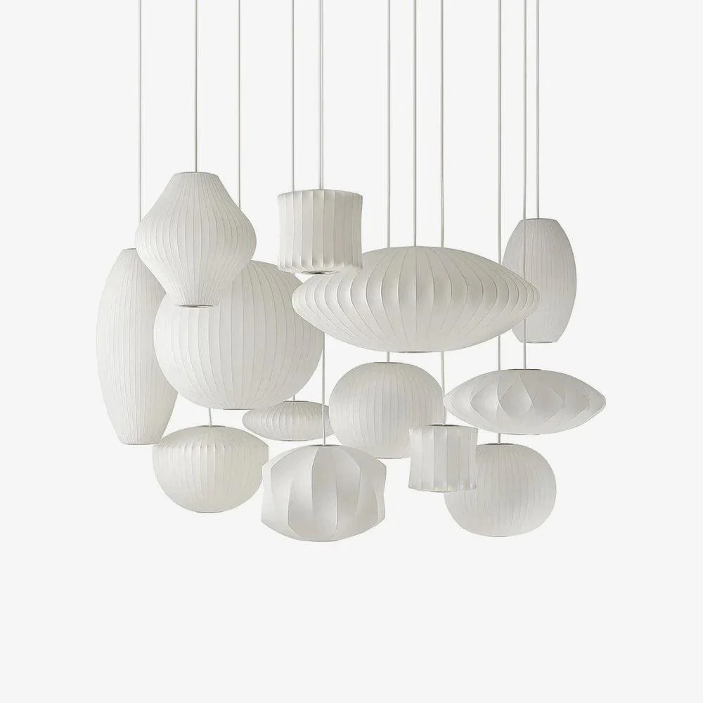 Nelson Bubble Pendant Light for Kitchen Island by AUVIELIGHT