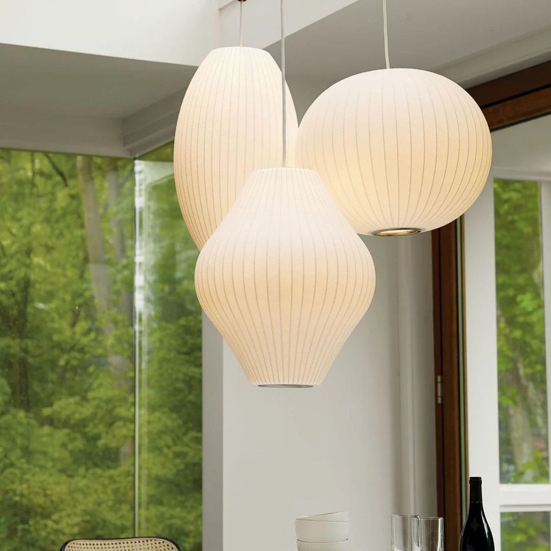 Nelson Bubble Pendant Light for Kitchen Island by AUVIELIGHT