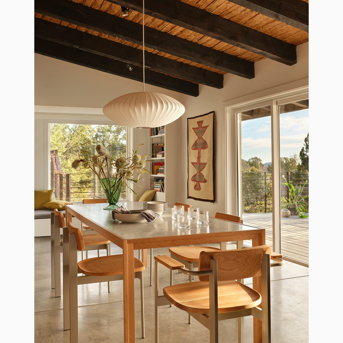 Nelson Bubble Pendant Light for Kitchen Island by AUVIELIGHT