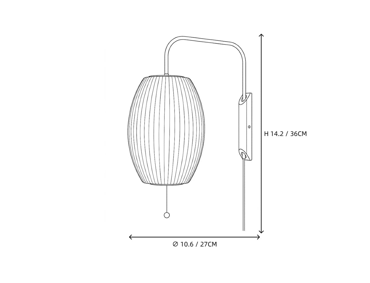Nelson Ball Wall Sconce for Hallway by AUVIELIGHT