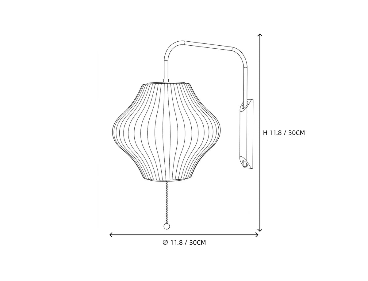 Nelson Ball Wall Sconce for Hallway by AUVIELIGHT