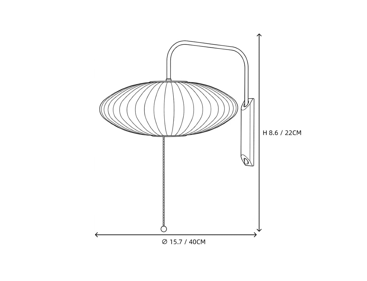 Nelson Ball Wall Sconce for Hallway by AUVIELIGHT