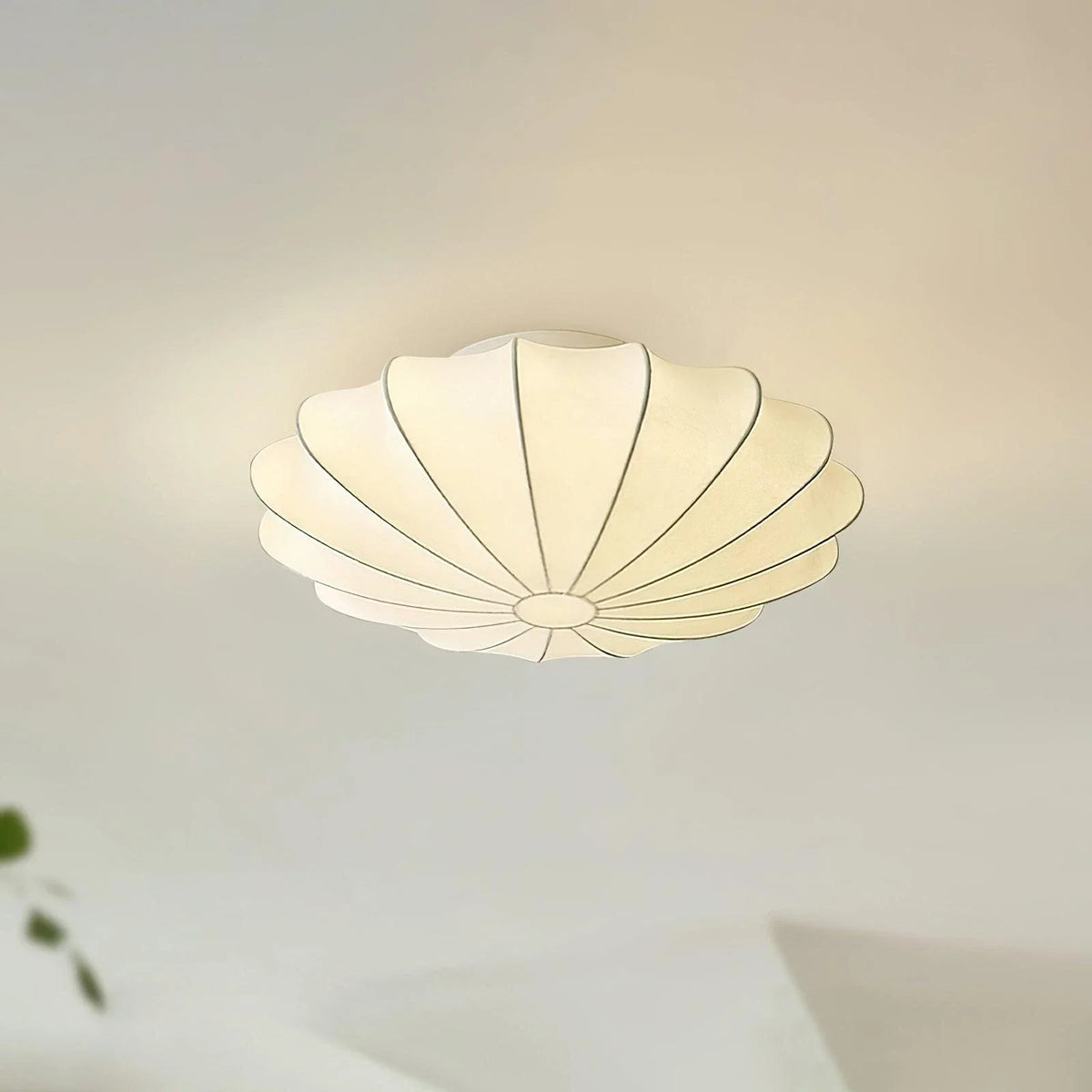 Nelson Bubble Ceiling Light for Living Room by AUVIELIGHT, Dia 40cm x H 18cm / ∅ 15.7″ x H 7″ / White