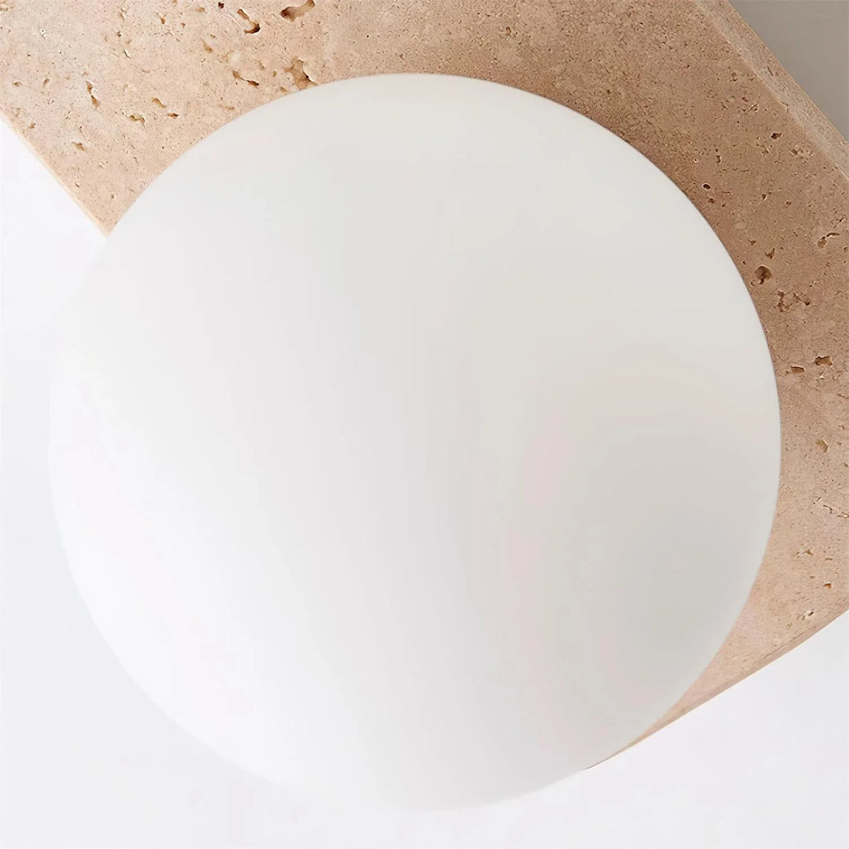Neptune Wall Light in travertine for Hallway by AUVIELIGHT