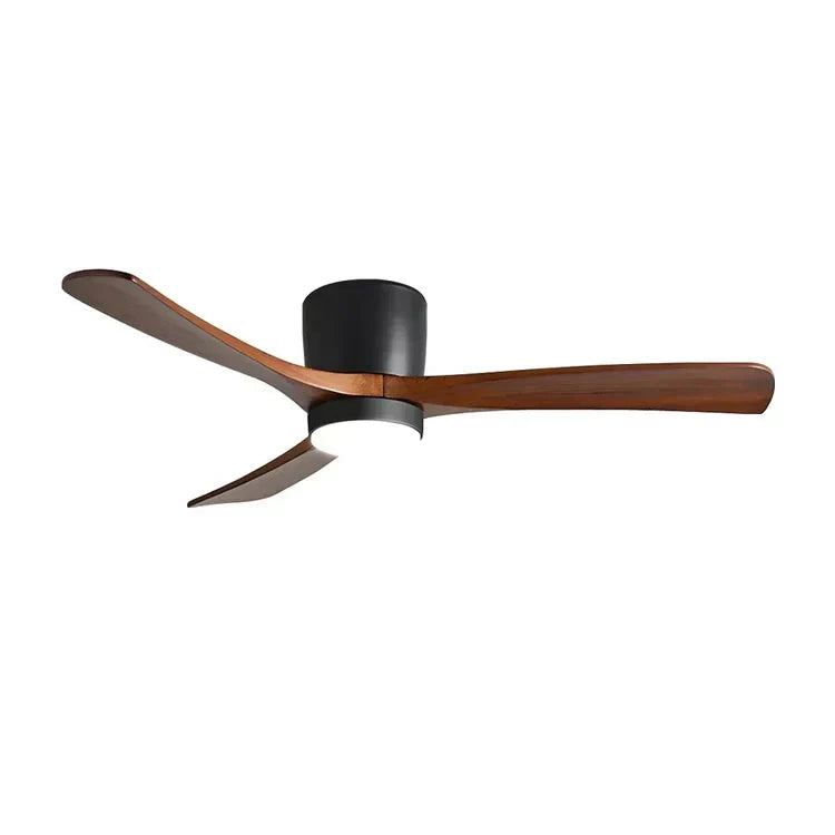 Wooden Ceiling Fan Light in wood for Living Room by AUVIELIGHT