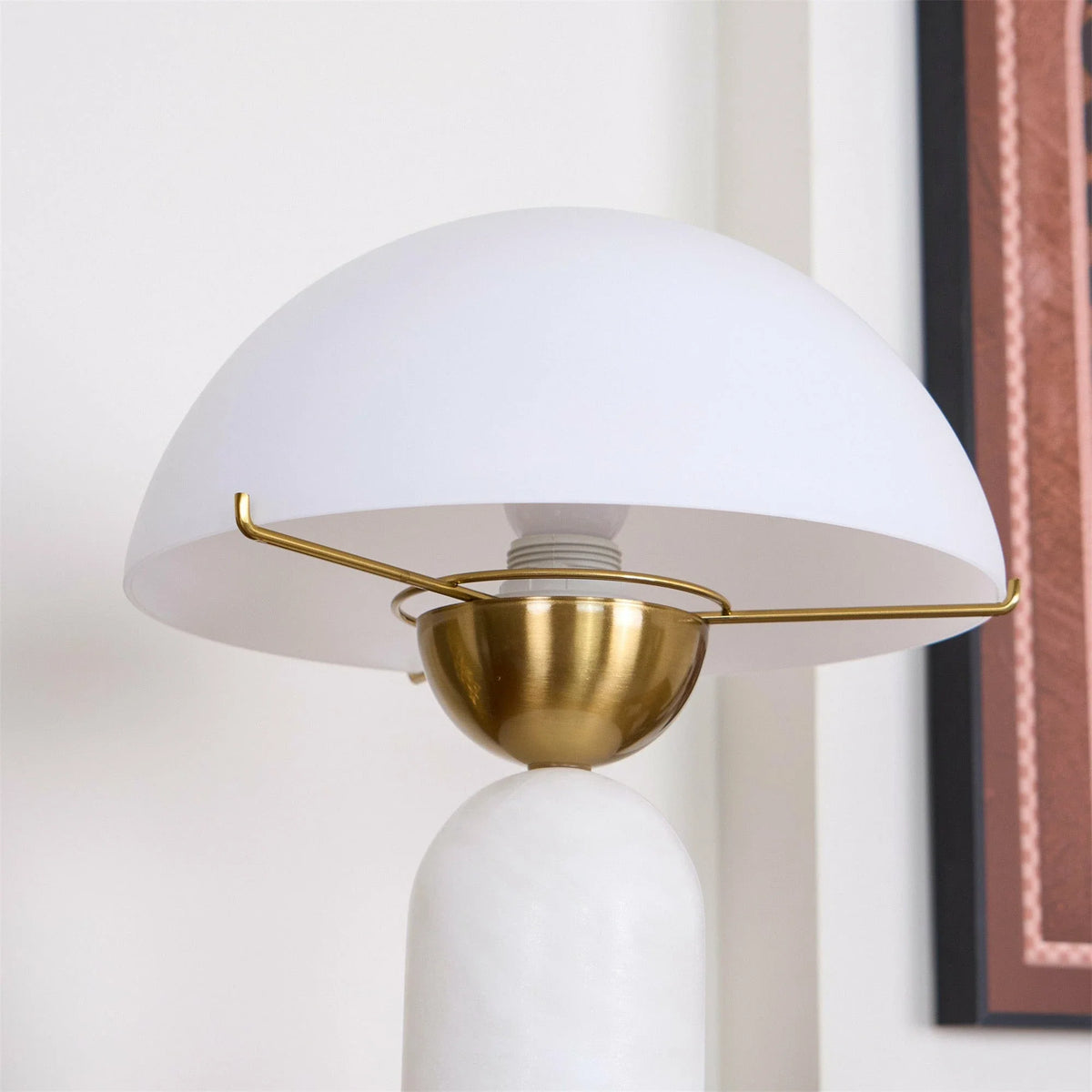 Nova Lamp in alabaster for Living Room by AUVIELIGHT