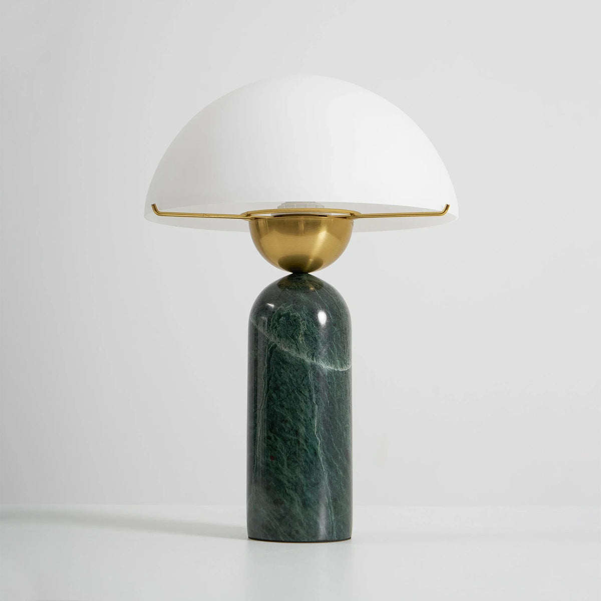 Nova Lamp in alabaster for Living Room by AUVIELIGHT, ∅ 11.8″ x H 17.7″ / Green Marble / AU plug and 3 other sizes