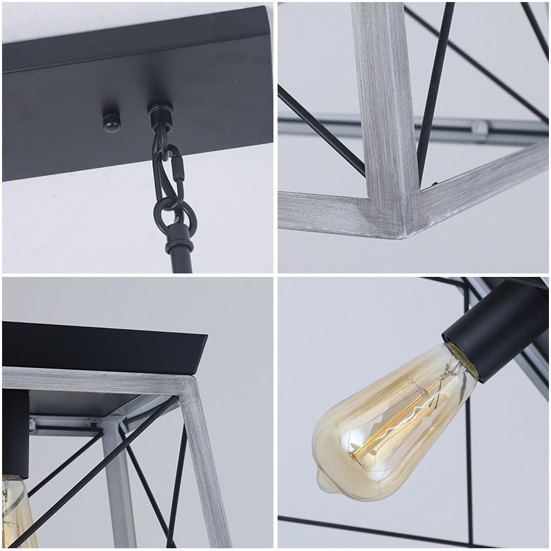 5-Light Linear Chandelier for Dining Room by AUVIELIGHT