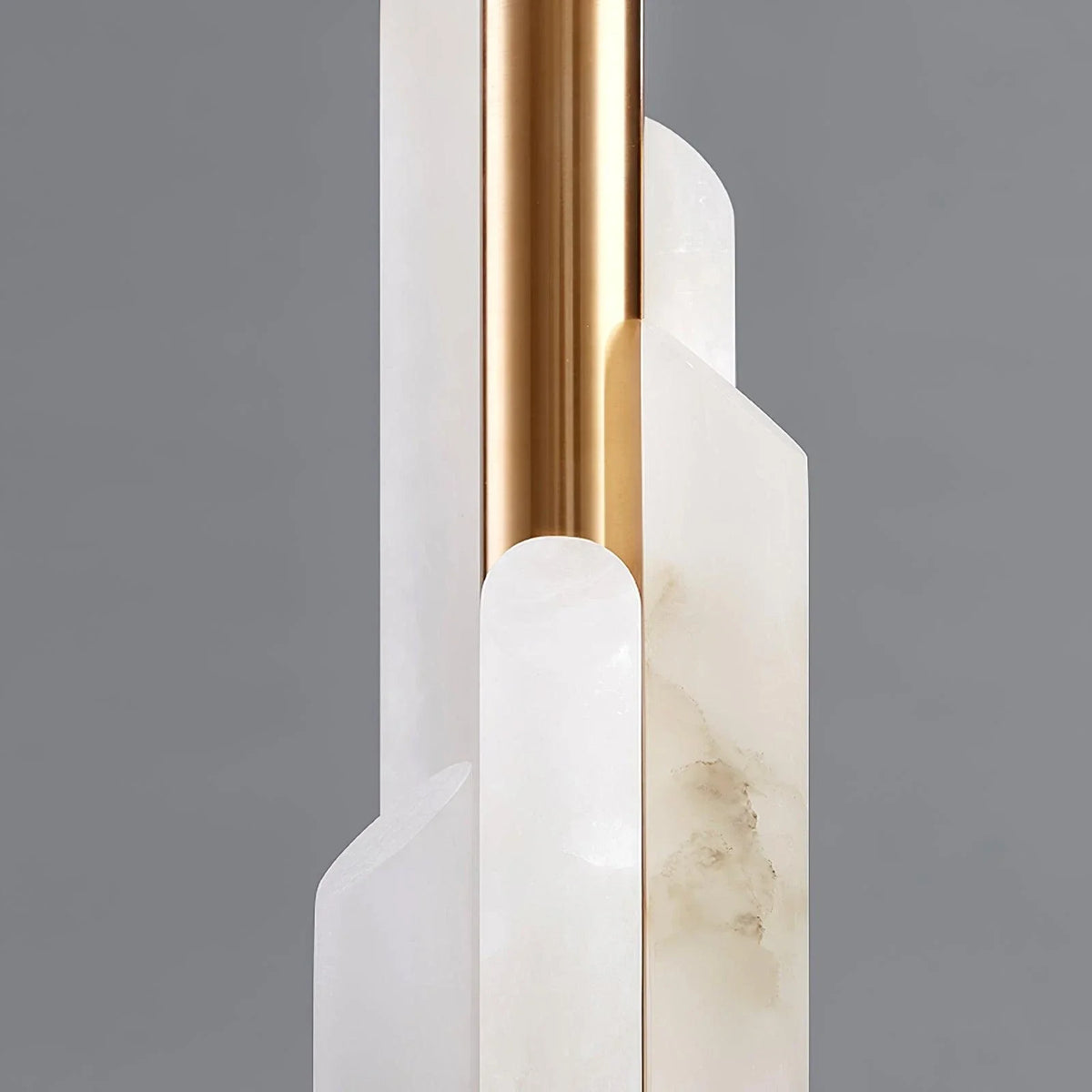 Orbit Table Lamp in alabaster for Living Room by AUVIELIGHT