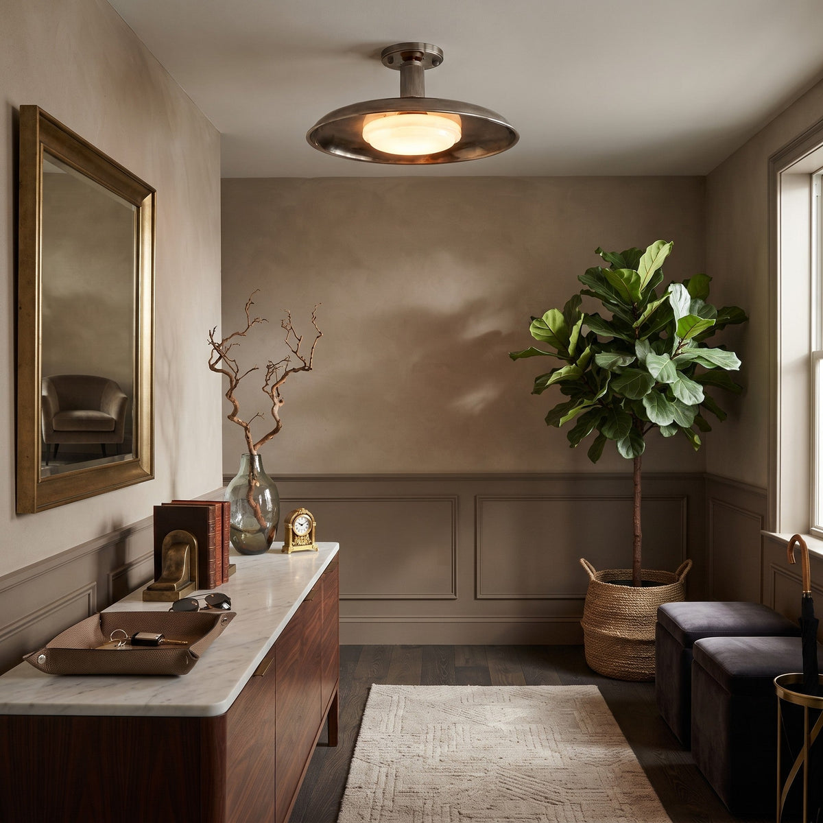 Orbital Dome Ceiling Light for Living Room by AUVIELIGHT