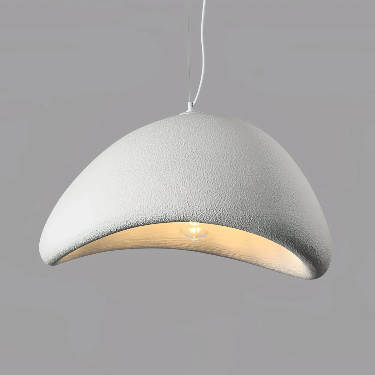 Polystyrene Pendant Light for Kitchen Island by AUVIELIGHT, ∅ 31.5" x H 17.3" / White and 1 other sizes