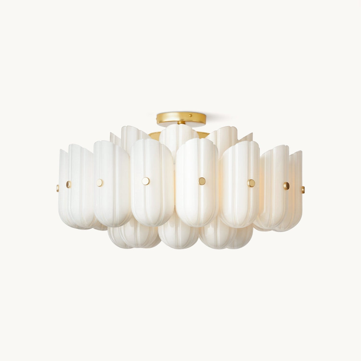 Origami Ceiling Light in glass for Living Room by AUVIELIGHT