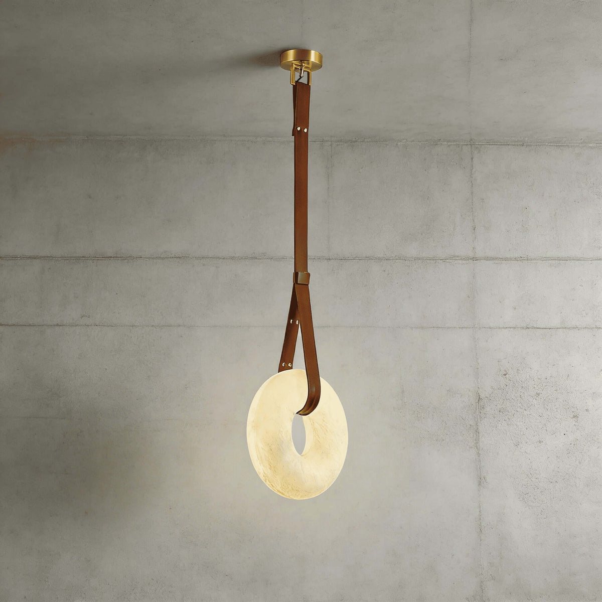 Oslo Pendant Light for Kitchen Island by AUVIELIGHT, Dia 30cm x H 30cm / Dia 11.8" x H 11.8" / Brown / Warm Light