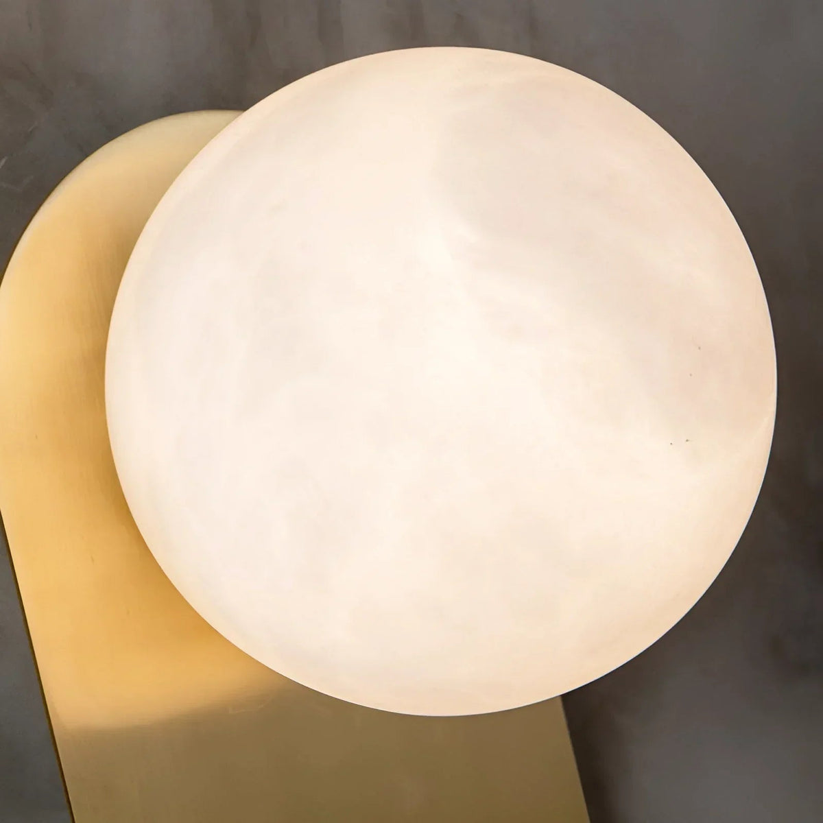 Adrion Oval Wall Light in alabaster for Hallway by AUVIELIGHT