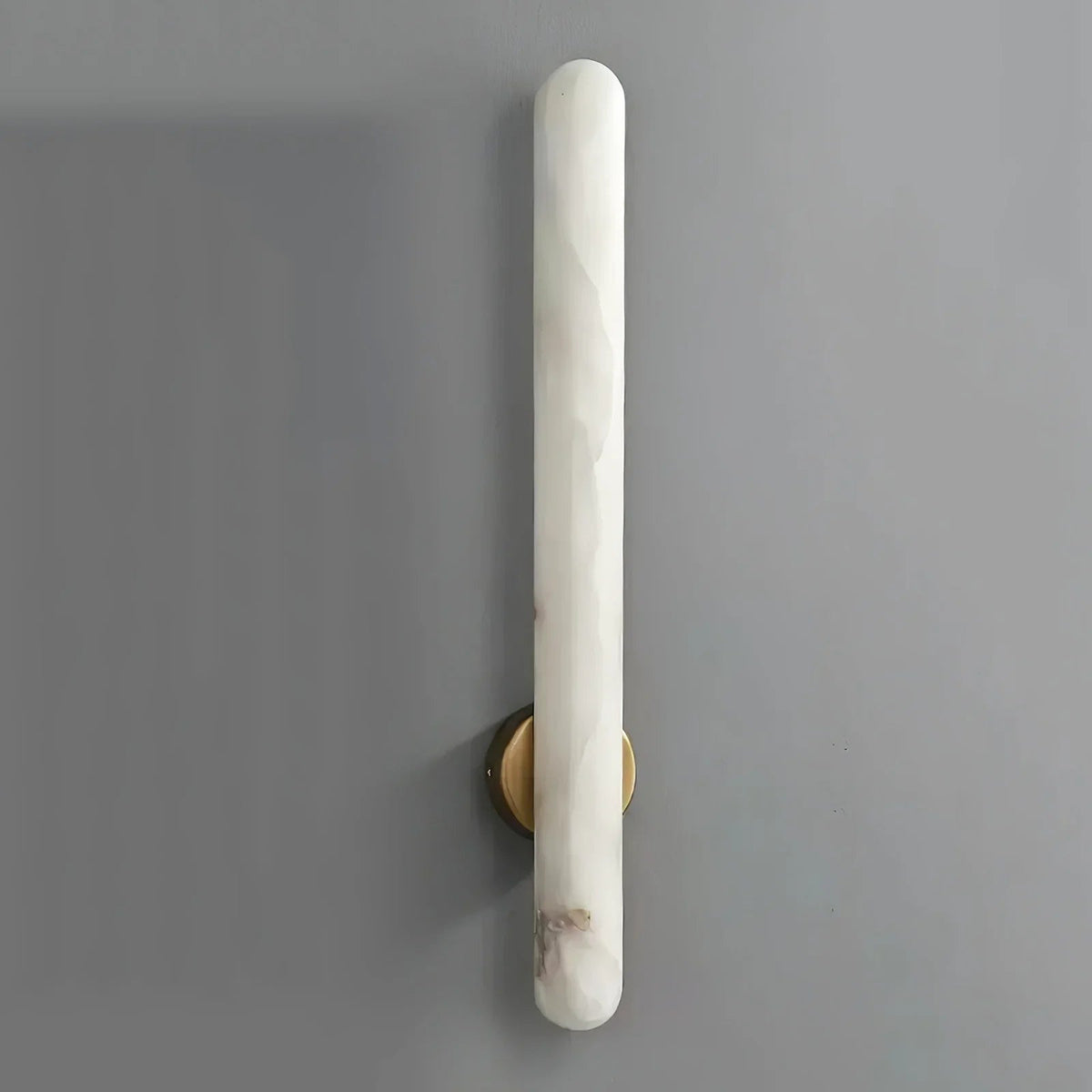 Alunari Oval Wall Sconce in alabaster for Hallway by AUVIELIGHT