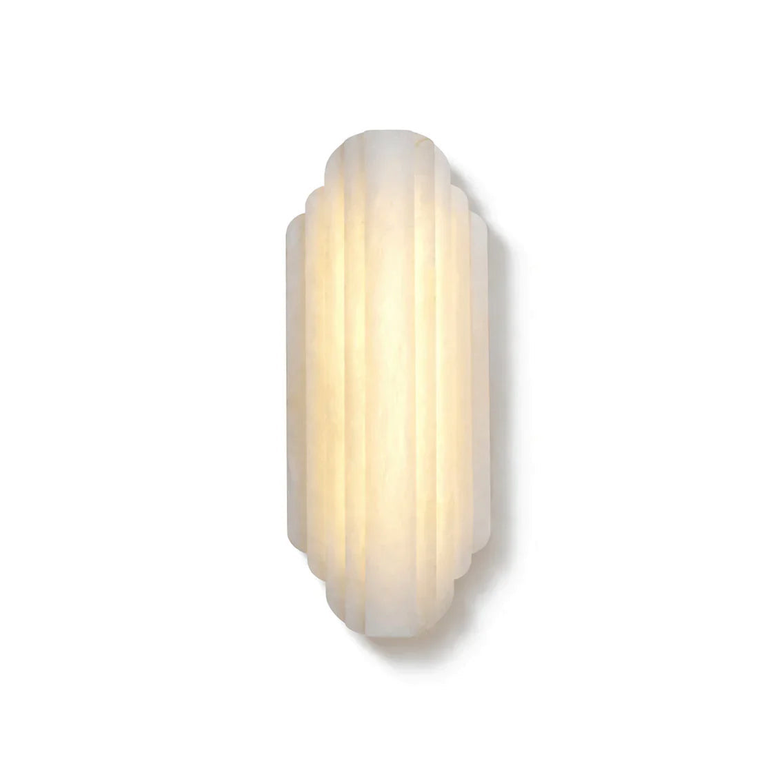 Arcadia Tiered Wall Sconce in alabaster for Hallway by AUVIELIGHT