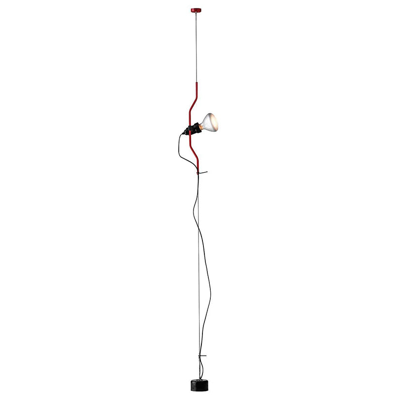 Parentesi Pendant Light for Kitchen Island by AUVIELIGHT, Dia 3.9″ x H 78.7-137.8″ / ∅ 10cm x H 200-350cm / Red / AU plug and 3 other sizes