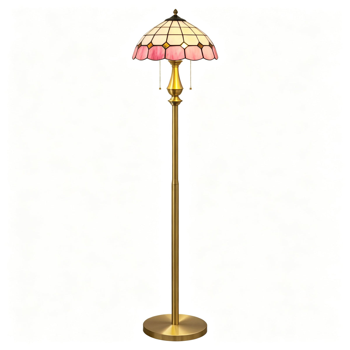 Pastel Mosaic Petal Floor Lamp for Living Room by AUVIELIGHT