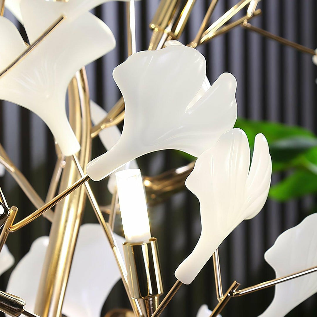 Petal Cascade Floor Lamp for Living Room by AUVIELIGHT