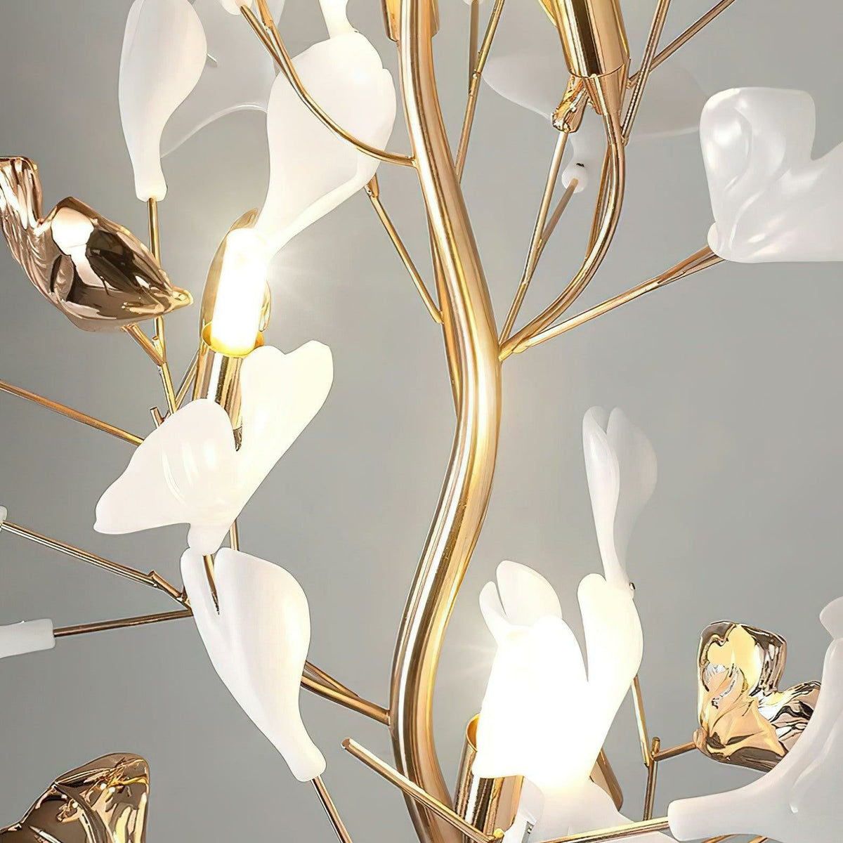 Petal Cascade Floor Lamp for Living Room by AUVIELIGHT