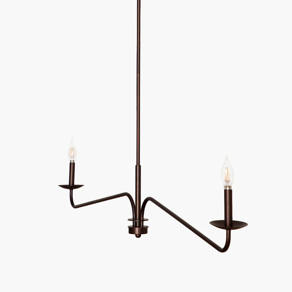 Philomena Linear Chandelier for Dining Room by AUVIELIGHT