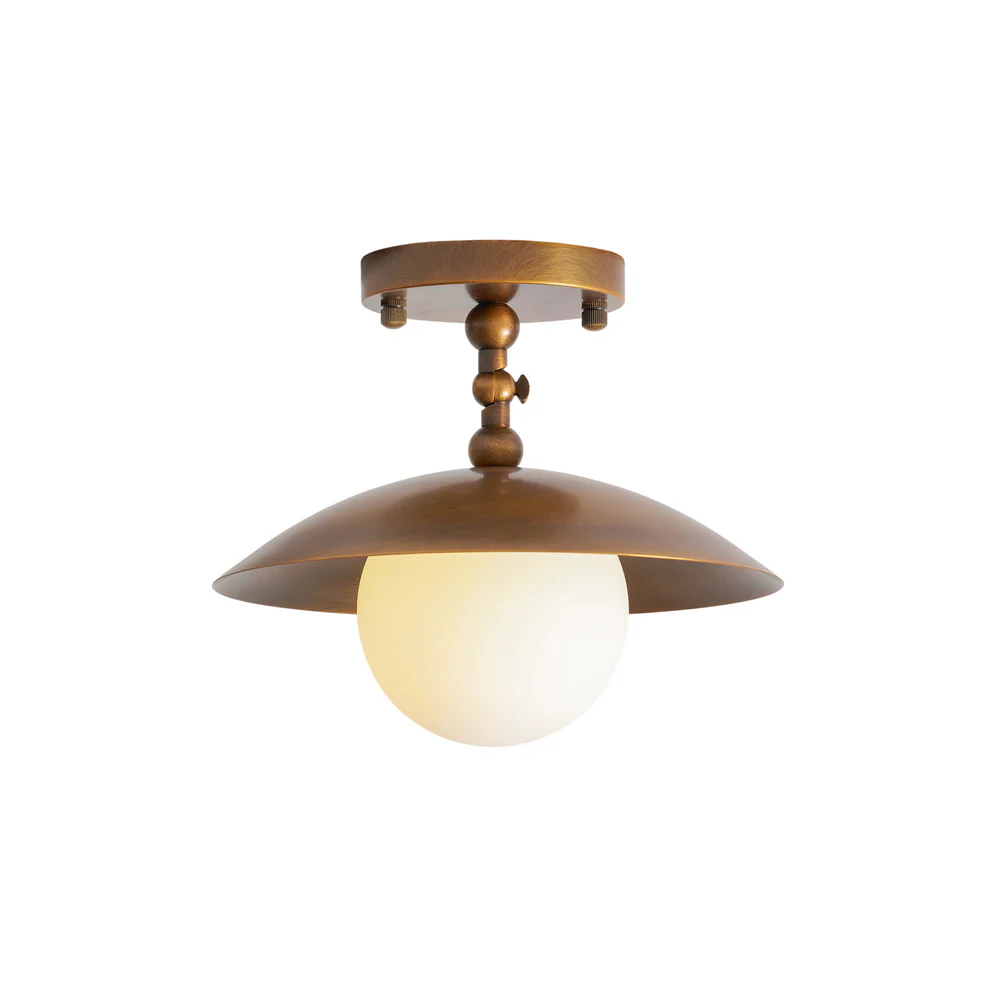 Pivot Saucer Ceiling Light in brass for Living Room by AUVIELIGHT