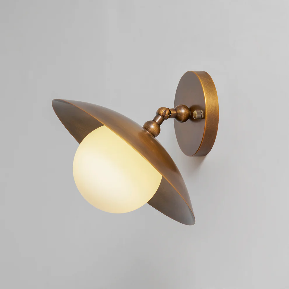 Pivot Saucer Ceiling Light in brass for Living Room by AUVIELIGHT