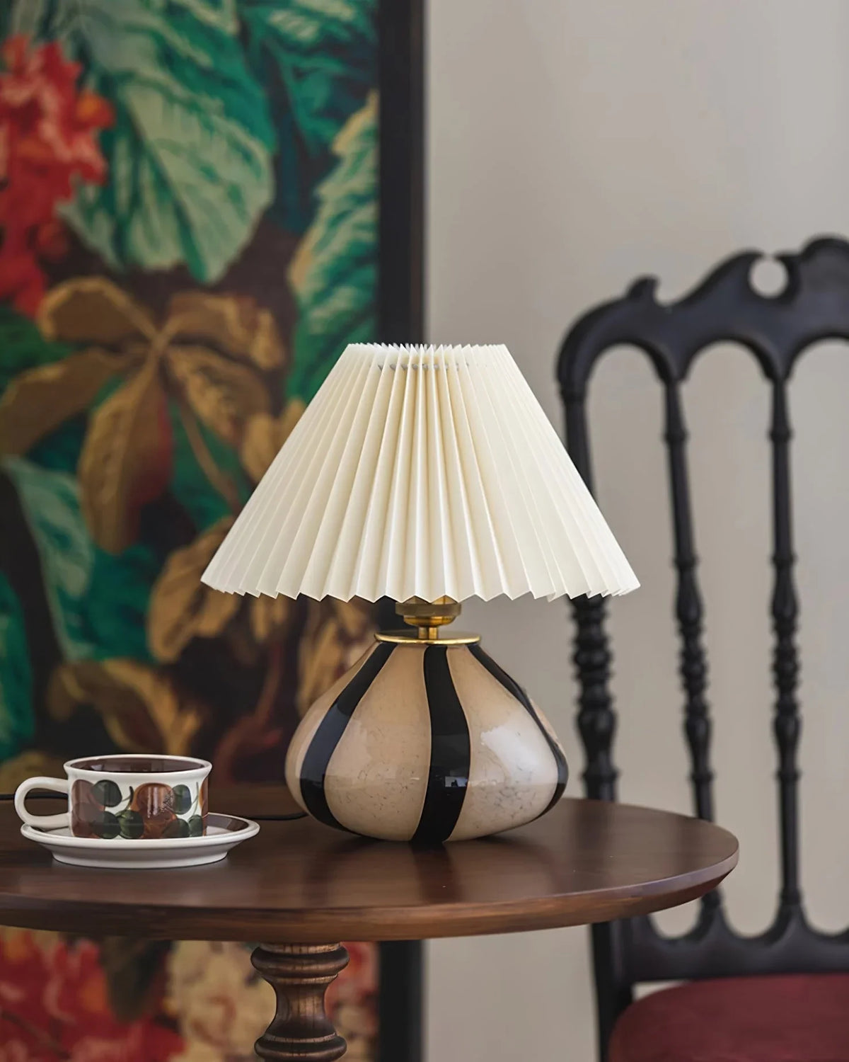 Pleated Cavolo Table Lamp for Living Room by AUVIELIGHT