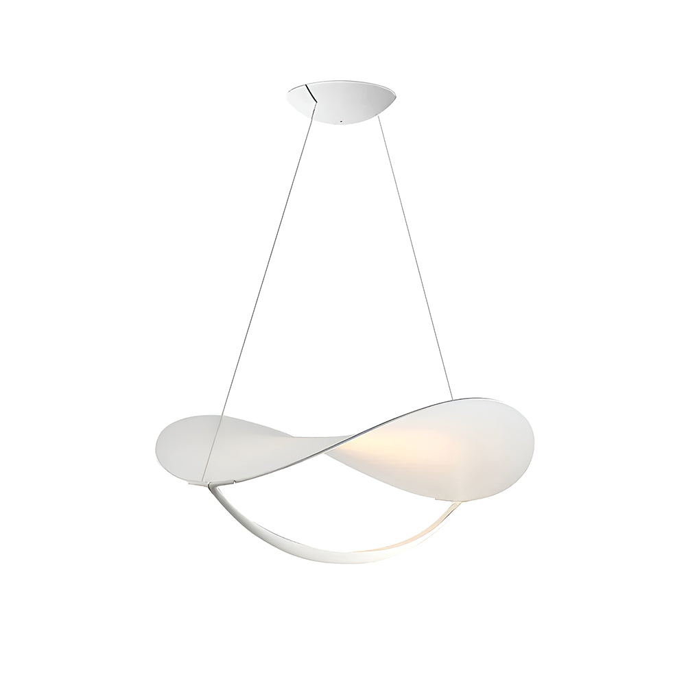Plena Pendant Light for Kitchen Island by AUVIELIGHT, Dia 27.6″(70cm) x H 78.7″(200cm) / White / Warm Light