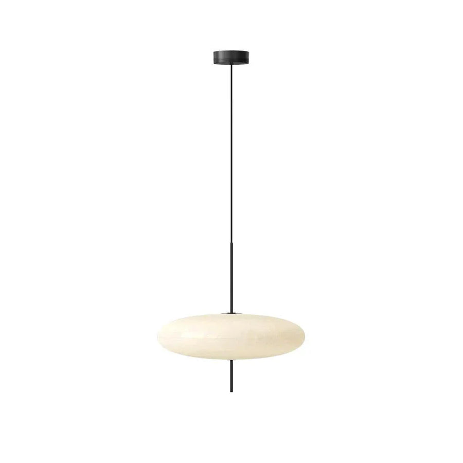 Polymer Disc Pendant Light for Kitchen Island by AUVIELIGHT, ∅ 11.8" x H 21.7" (Plastic Lampshade) / White and 1 other sizes