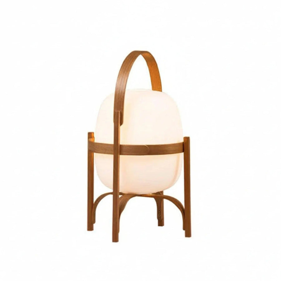 Lantern Table Lamp in glass for Living Room by AUVIELIGHT
