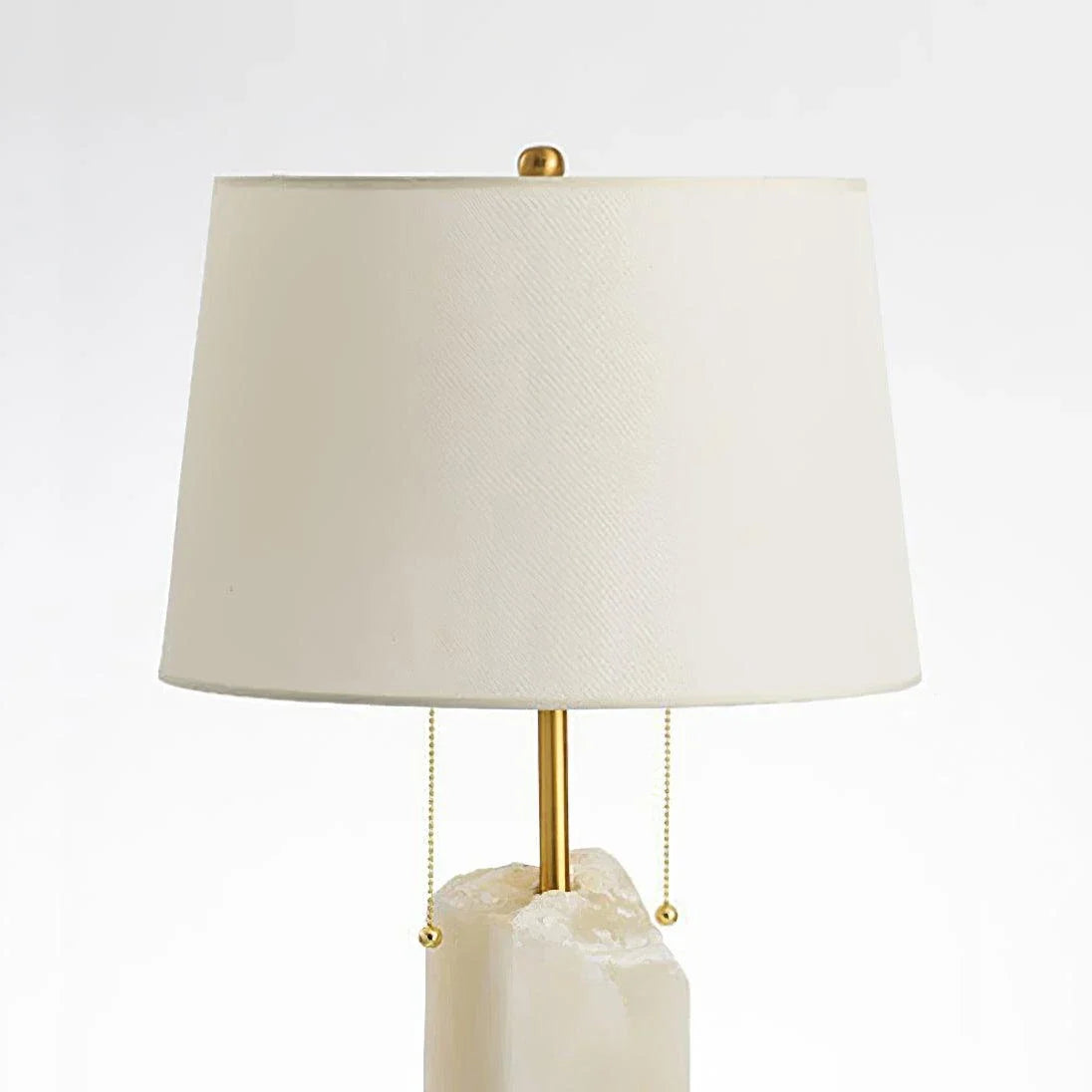 Raw Element Table Lamp in alabaster for Living Room by AUVIELIGHT