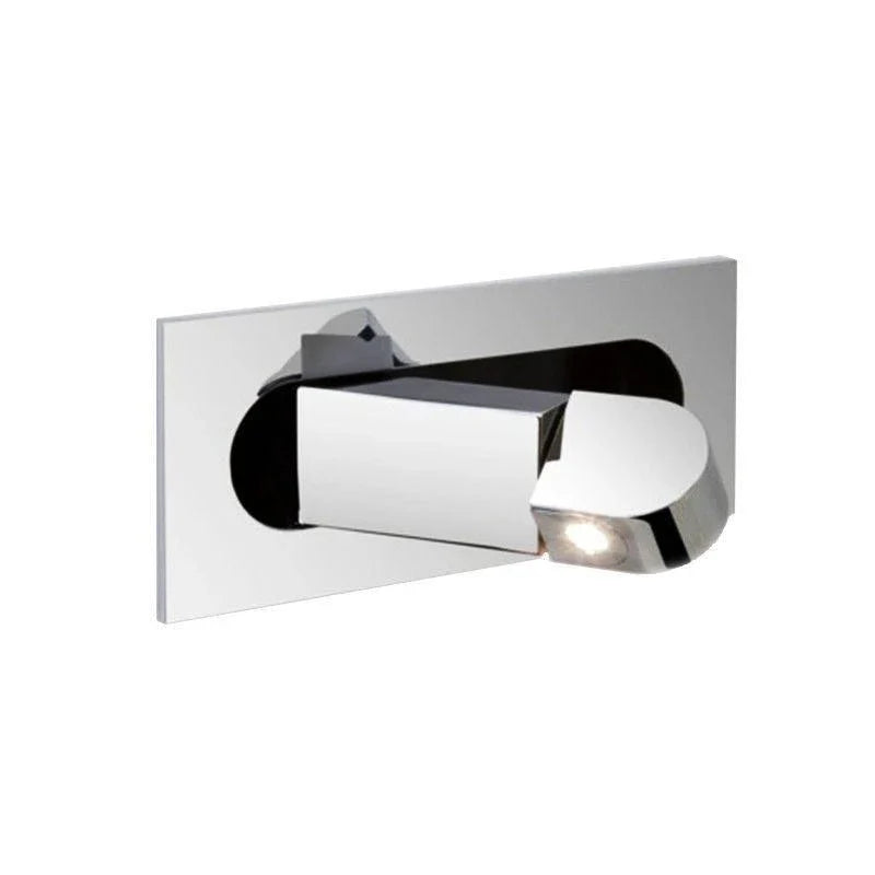 Modern Wall Sconce for Hallway by AUVIELIGHT, L7.5"x W 3.15" /L19cm x W 8cm / Chrome / Warm Light